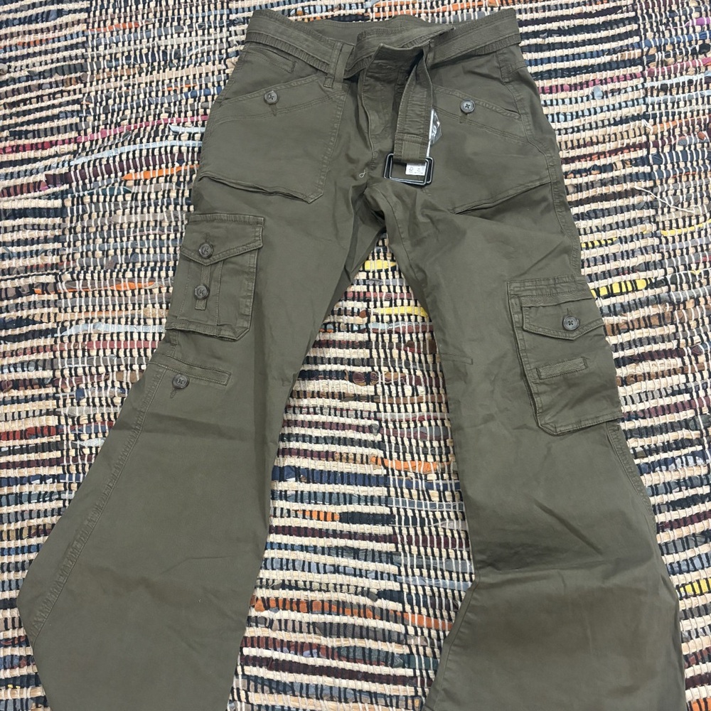 Dark green cargo pants||garage #y2k #wideflare #garage